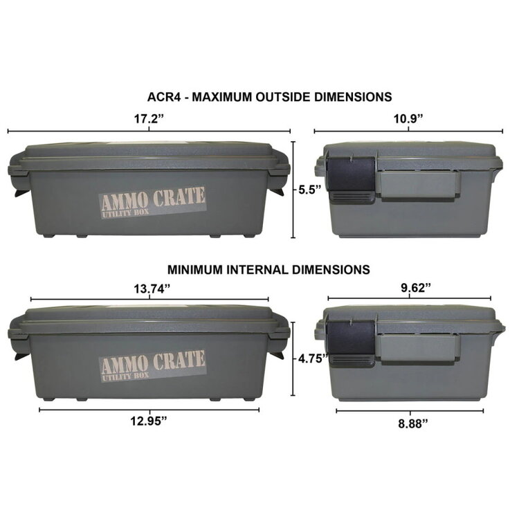 MTM CASE GARD MTM AMMO CRATE UTILITY BOX