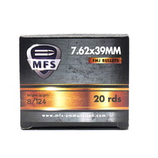 MFS 7.62X39 124GR FMJ 20RDS