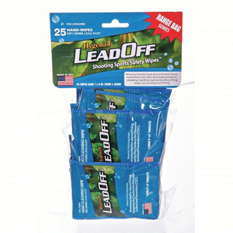 HYGENALL HYGENALL LEADOFF RANGE SERIES SINGLE WIPES 25 PACK
