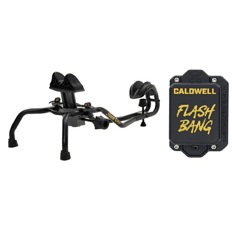 CALDWELL CALDWELL STINGER SHOOTING REST BUNDLE WITH FLASH BANG TARGET HIT INDICATOR