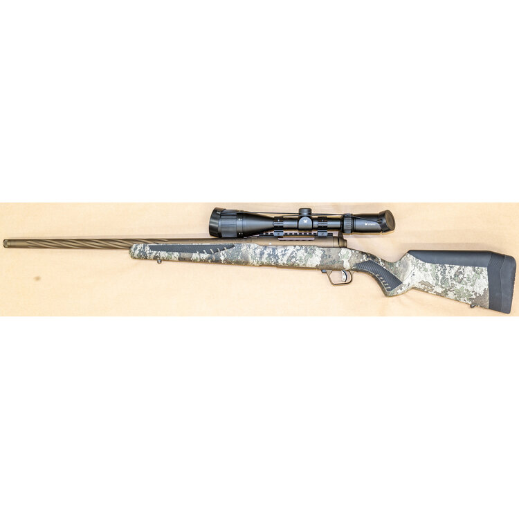 SAVAGE 110 HIGH COUNTRY STRATA BOLT ACTION 6.5 CREED 22'  SPIRAL FLUTED AND THREADED BARREL WITH SCOPE