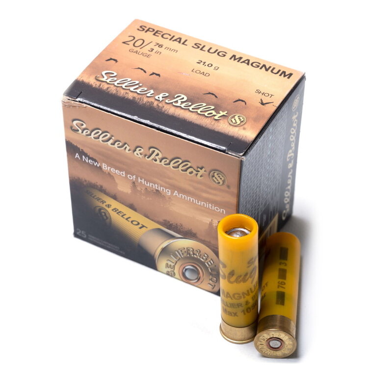 SELLIER & BELLOT SELLIER & BELLOT 20GA 3” SPECIAL SLUG 25/PK