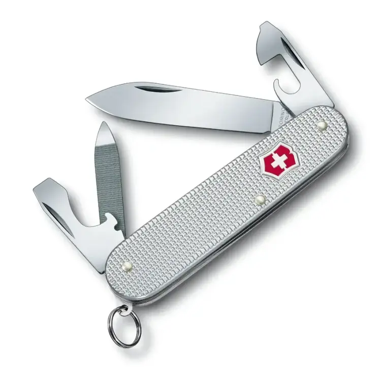 VICTORINOX SWISS ARMY CADET ALOX SILVER 9 FUNCTION