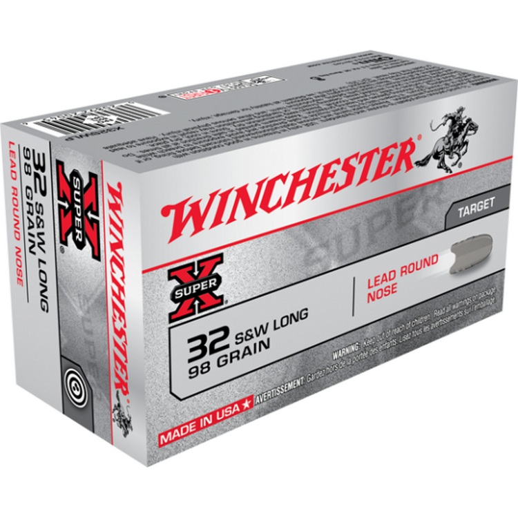 Winchester Super-X 32 S&W LRN 98GR 50rds