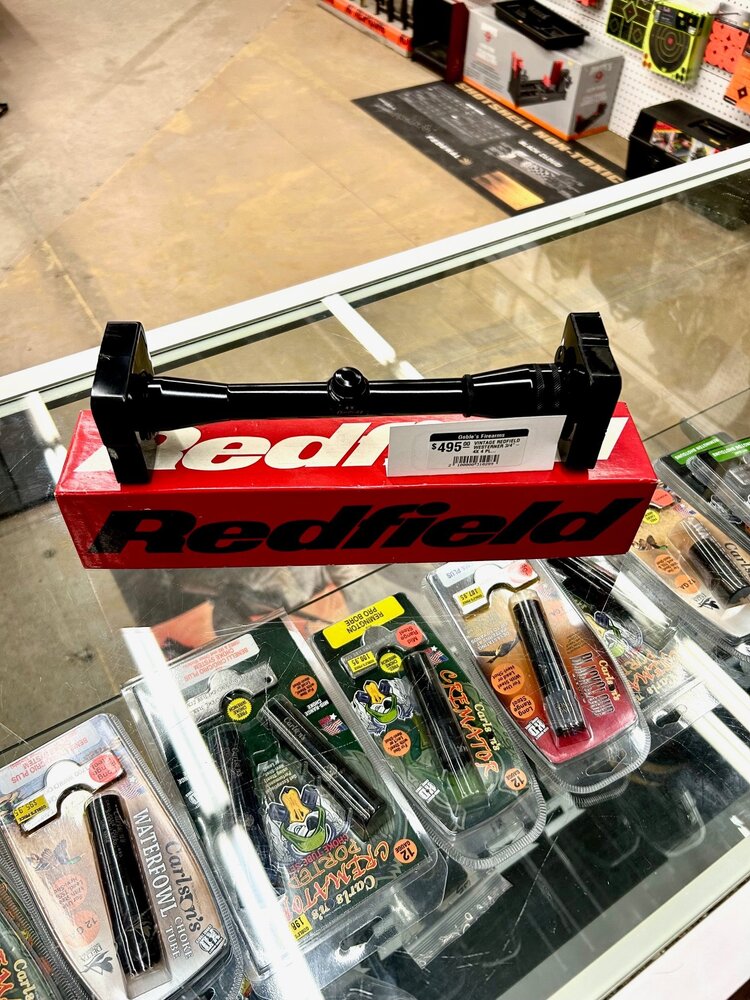 REDFIELD VINTAGE REDFIELD WESTERNER 3/4"- 4X 4 PLEX RIMFIRE SCOPE GLOSS IN BOX