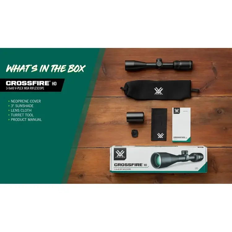 VORTEX VORTEX Crossfire HD 3–9x40 V-Plex MOA