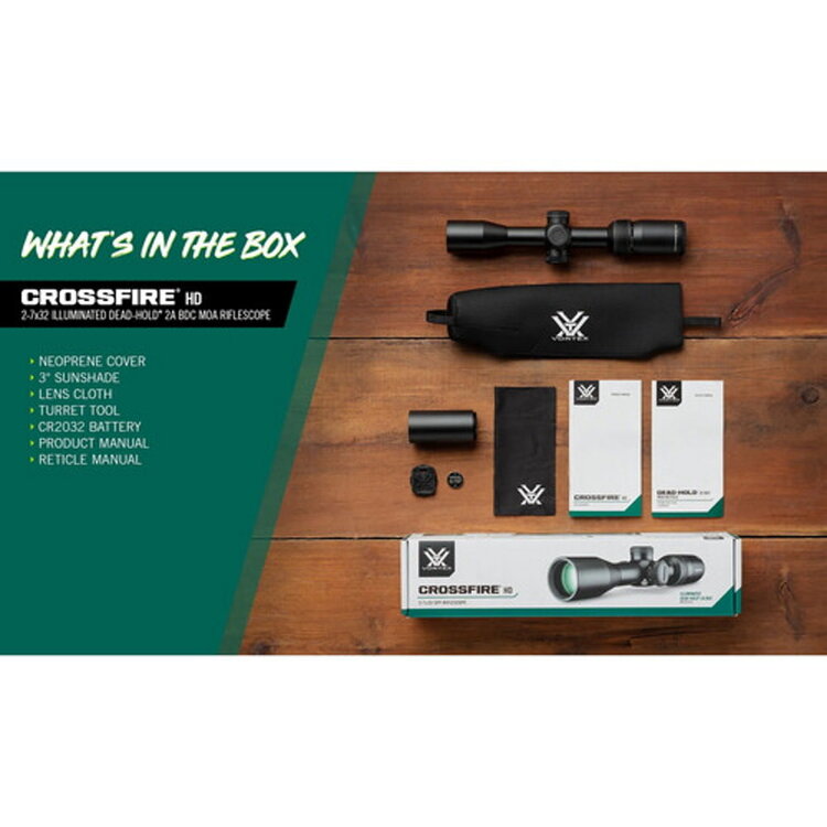 VORTEX Crossfire HD 2–7x32 V-Plex MOA