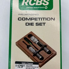 RCBS USED RCBS COMPETITION DIE SET 30/06 IN WOODEN BOX