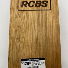 RCBS USED RCBS COMPETITION DIE SET 243 WIN IN WOODEN BOX