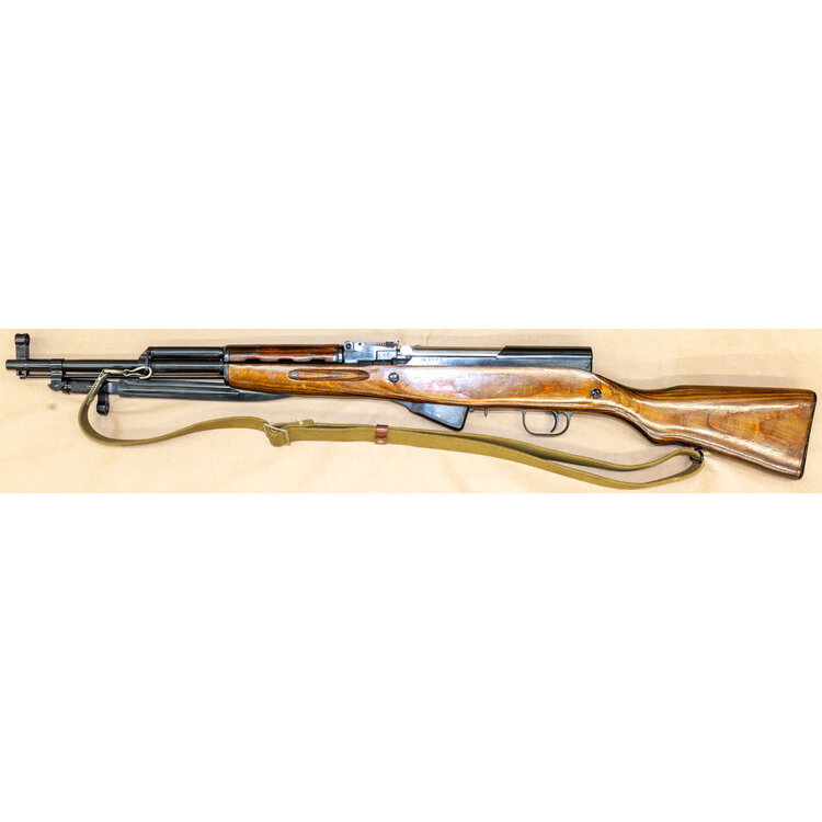 SIMINOV SOVIET SKS LAMINATED SEMI AUTO RIFLE 7.62 X 39 20" BBL 5 SHOT