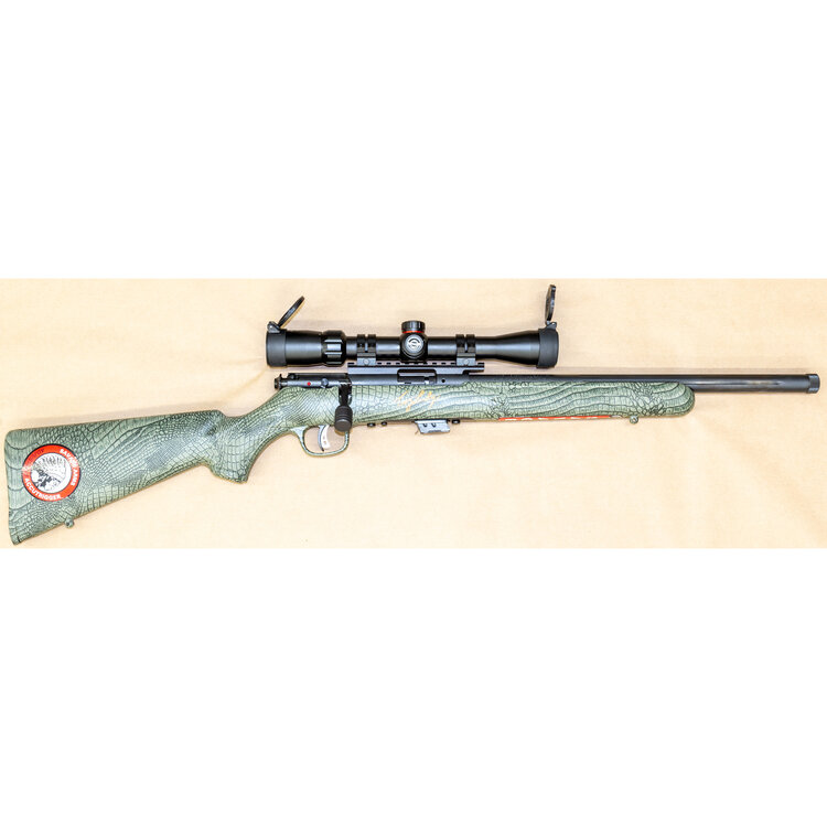SAVAGE MK II FVSR VARMINT  (TROY LANDRY) GATOR CAMO 22LR 16 1/2" FLUTED BBL 10 SHOT
