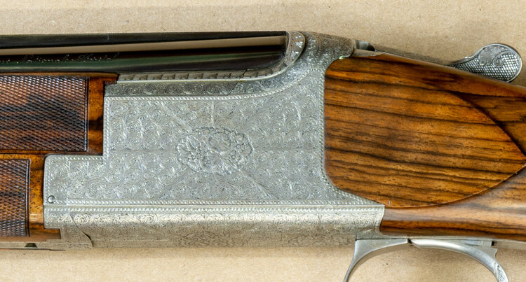 FN-BROWNING FN-BROWNING SUPERPOSED HIGH GRADE O/U 12GA  2.75" 27 .5" BARRELS # 1 OF 2 GUN SET