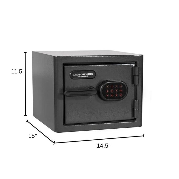 CANADIAN SHIELD CANADIAN SHIELD 11.5" TALL SAFE W/ ELECTRONIC LOCK [.75 cu. ft.]