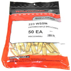 WINCHESTER  223 WSSM UNPRIMED BRASS 50/PK