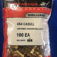 WINCHESTER 454 CASULL UNPRIMED BRASS 100/PK
