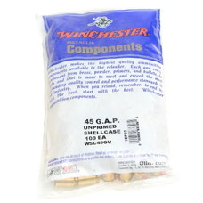 WINCHESTER  45 G.A.P UNPRIMED BRASS 100/PK