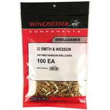 WINCHESTER 32 SMITH & WESSON UNPRIMED BRASS 100/PK