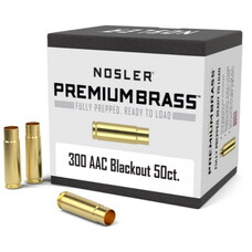NOSLER NOSLER 300 AAC BLACKOUT 50RDS UNPRIMED BRASS
