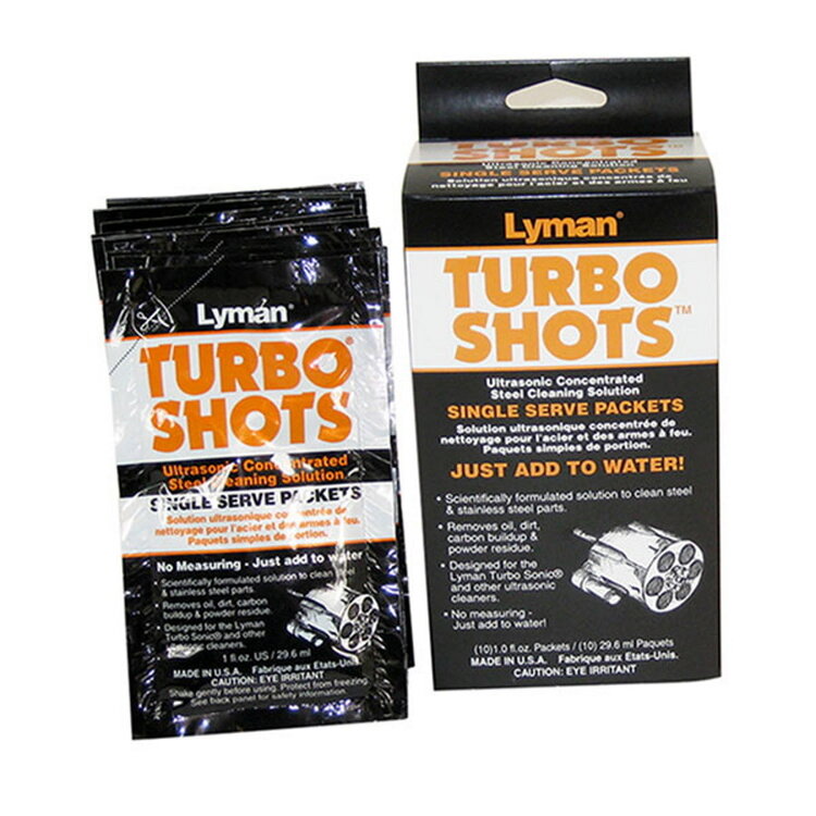 LYMAN LYMAN TURBO SHOTS CLEANING SOLUTION 10PK