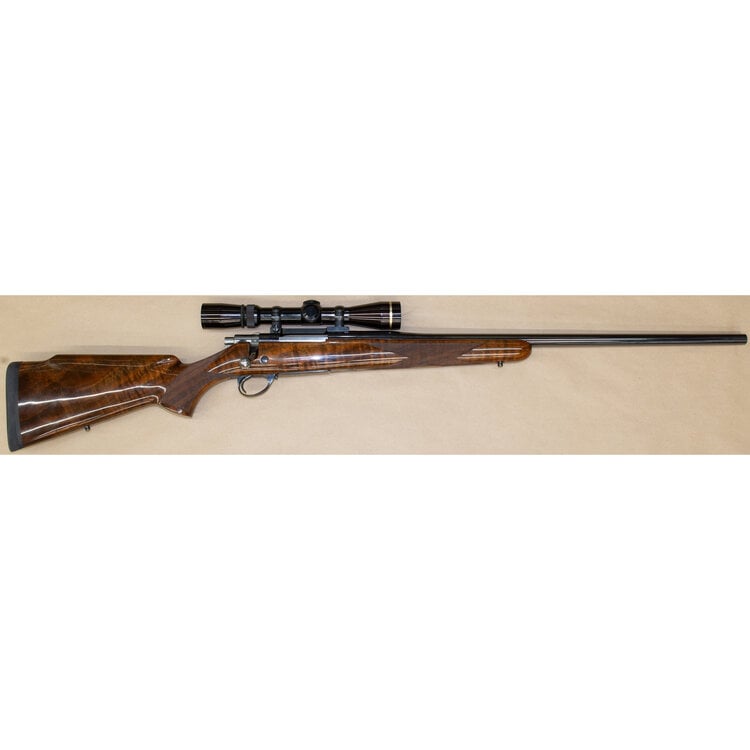 FN-BROWNING FN - BROWNING SAFARI BOLT ACTION RIFLE (CUSTOM BARRELED) 358 WIN 24" BARREL 3 SHOT