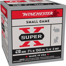 WINCHESTER SUPER X 410 GA 2.5" .5OZ #6 25RDS