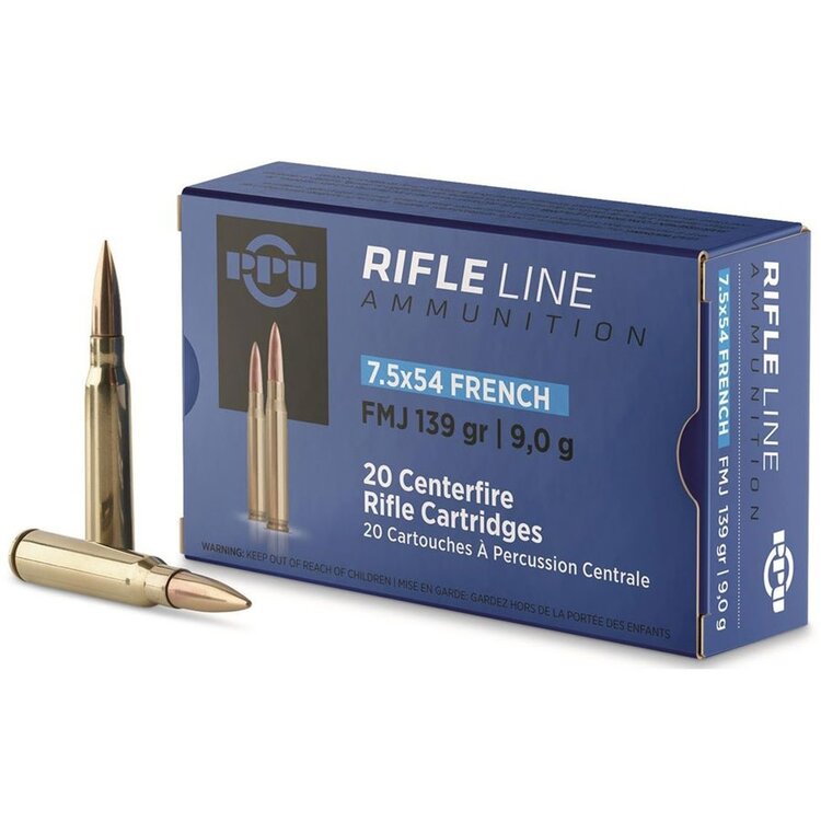 PRVI PARTIZAN PPU 7.5X54 FRENCH 139gr FMJ 20rds
