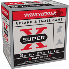 WINCHESTER SUPER X 20ga 2 3/4'' #4 1oz  UPLAND 25rds