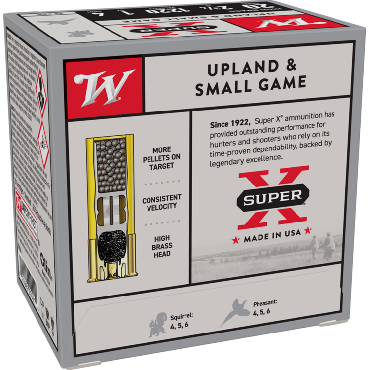 WINCHESTER SUPER X 20ga 2 3/4'' #4 1oz  UPLAND 25rds