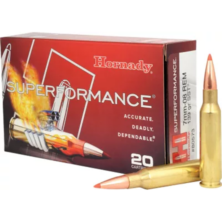 HORNADY Hornady Ammo 7mm-08 Rem 139 Gr SST SPF