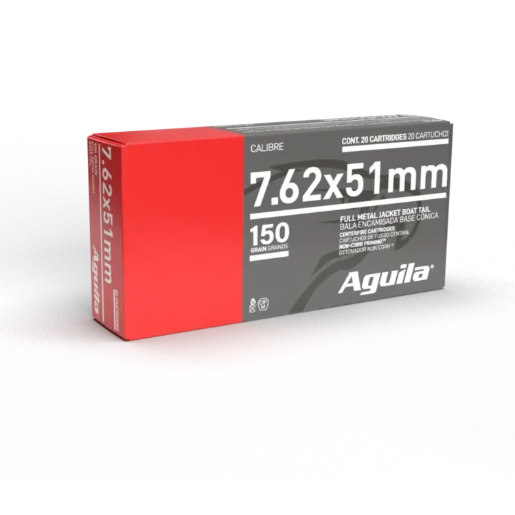 AGUILA AGUILA 7.62X51/308 WIN 150 GR FMJ-BT 20 RDS
