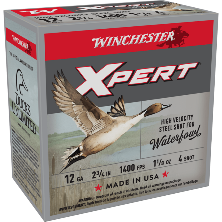 WINCHESTER SUPER-X 12GA 2-3/4" #4  1-1/8OZ 25RDS