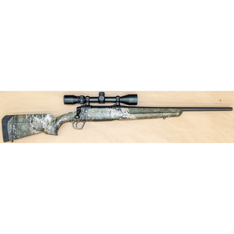 SAVAGE ARMS SAVAGE AXIS XP BOLT ACTION 243 WIN 20" BARREL 4 SHOT CAMO WITH SCOPE