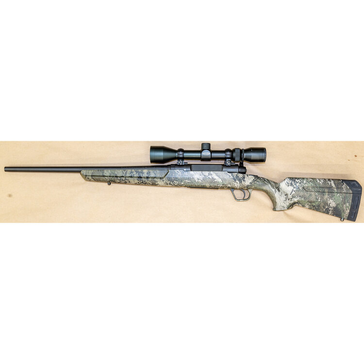 SAVAGE ARMS SAVAGE AXIS XP CAMO BOLT ACTION RIFLE 243 WIN 20" BBL 4 SHOT