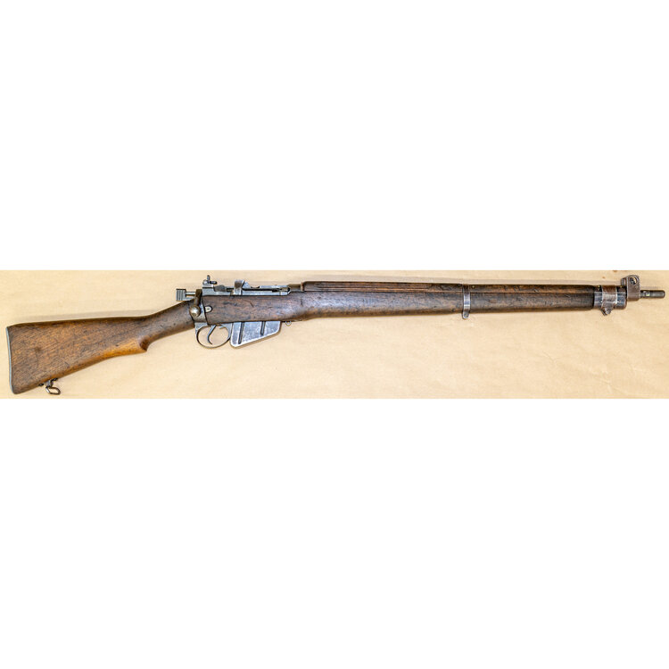 LEE ENFIELD NO 4 MK 1* (LONG BRANCH) FULL WOOD BOLT ACTION RIFLE 303 BRIT 25" BBL 10 SHOT