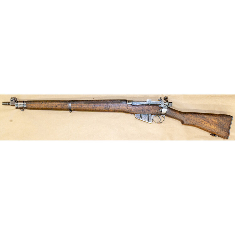 LEE ENFIELD NO 4 MK 1* (LONG BRANCH) FULL WOOD BOLT ACTION RIFLE 303 BRIT 25" BBL 10 SHOT
