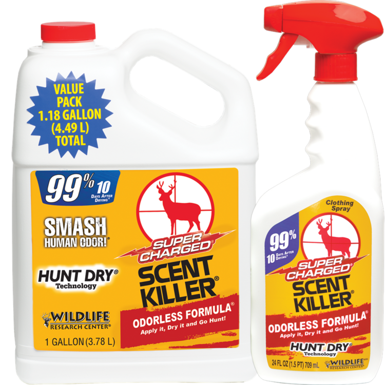 WILDLIFE RESEARCH WILDLIFE RESEARCH SCENT KILLER GALLON COMBO