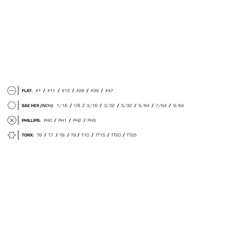 WHEELER WHEELER 36PCS SPACESAVER SCREWDRIVER SET