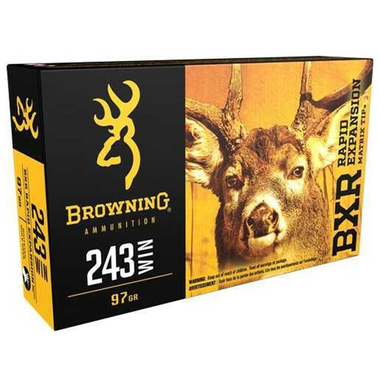 BROWNING 243WIN 97GR BXR RAPID EXPANSION MATRIX TIP