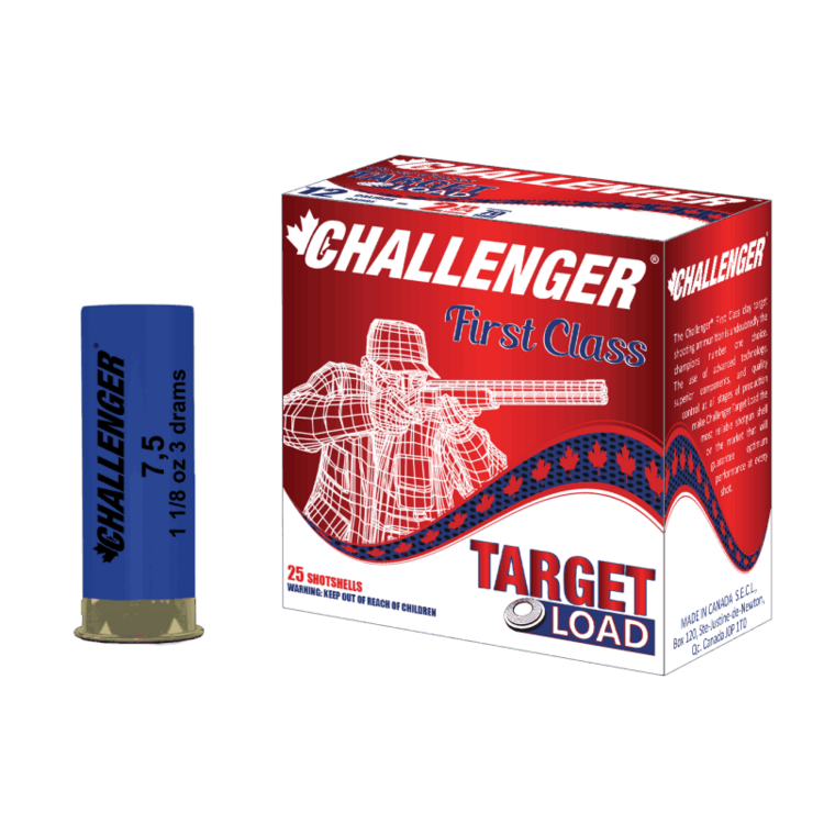 CHALLENGER CHALLENGER  HANDICAP 12 GA 2.75" 1-1/8OZ 3DR #9 250RDS