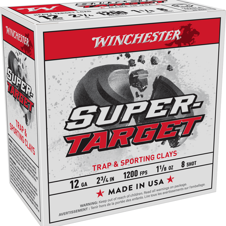 WINCHESTER. SUPER TARGET 12GA 1200FPS 8 SHOT