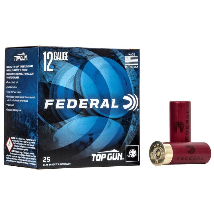 FEDERAL FEDERAL TOP GUN 12GA  2-3/4" 1-1/8OZ #7.5  3 DRM