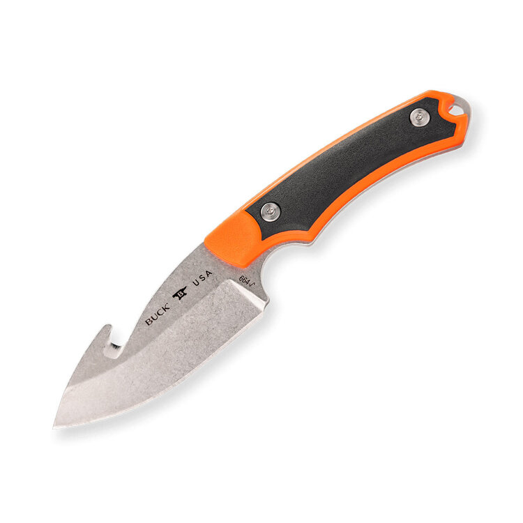 BUCK KNIVES BUCK ALPHA HUNTER  SELECT ORANGE GUTHOOK