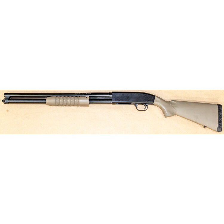 MAVERICK 88 SECURITY FDE PUMP ACTION SHOTGUN PLAIN BEAD 12GA X 3" 20"BBL CYL 7 +1 SHOT