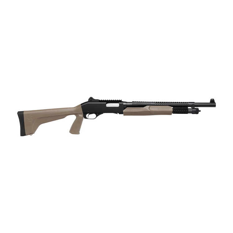 STEVENS 320 TACTICAL PUMP ACTION 12 GA  3" 18.5" BARREL  FDE