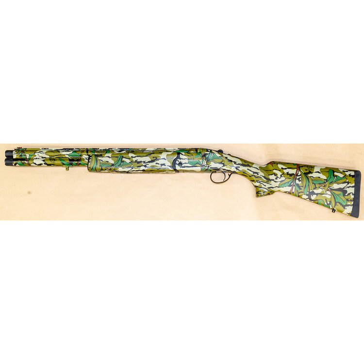 MOSSBERG SIVLER RESERVE EVENTIDE TURKEY OVER/UNDER SHOTGUN 12GA X 3 1/2" 20" BBLS GREENLEAF CAMO
