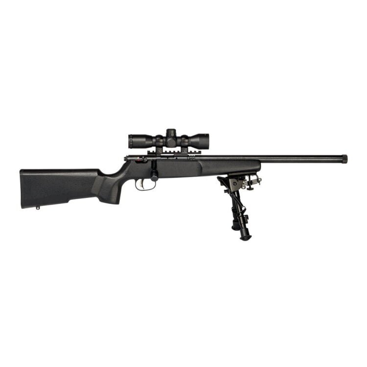SAVAGE RASCAL TARGET XP SINGLE SHOT 22LR 16" THREADED HEAVY BARREL WITH SCOPE