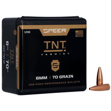 SPEER SPEER TNT VARMINT .243 DIA 70GR HP BULLETS 100/PK