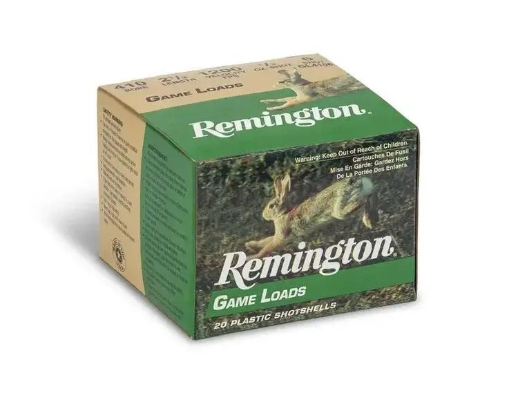 REMINGTON  GAME LOAD 410GA  2.5" .5OZ #6 1200FPS 25/PK