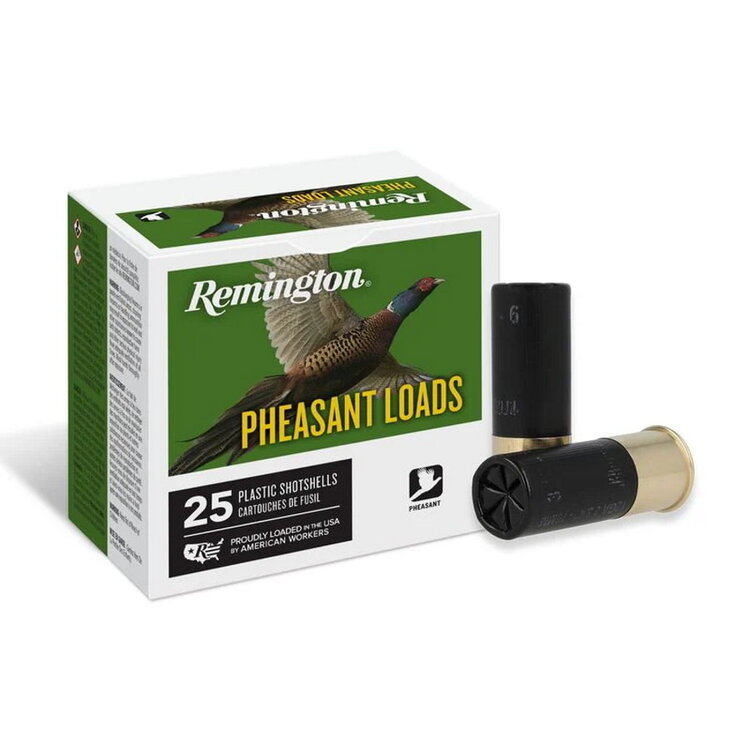 REMINGTON PHEASANT LOADS  12GA 2.75" 3.75" DRAM 1-1/4OZ #6 25/PK