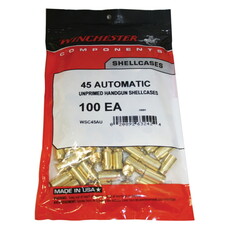 WINCHESTER BRASS 45 AUTO 100 PC UNPRIMED